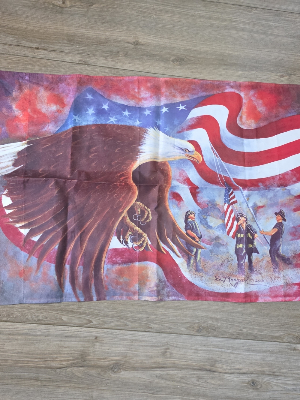 911 Never Forget Flag Outdoor America Remember 9/11 Patriotic NYFD Fire Fighters